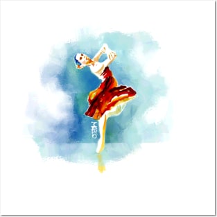 The beatiful ballerina Posters and Art